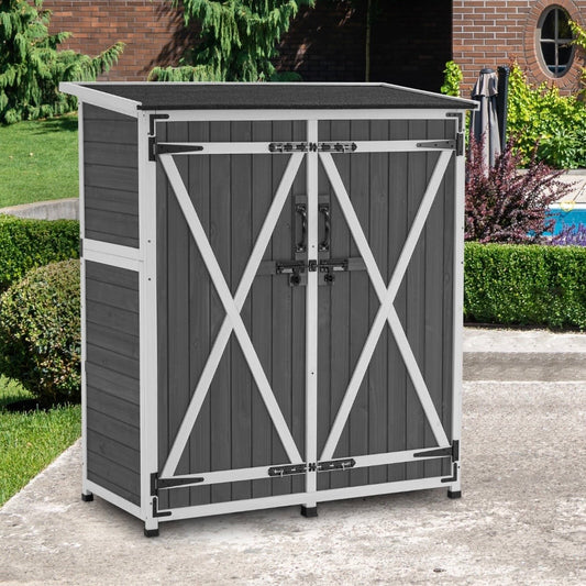 Gartenschrank Wetterfest Schrank Outdoor Gartenhaus Garten