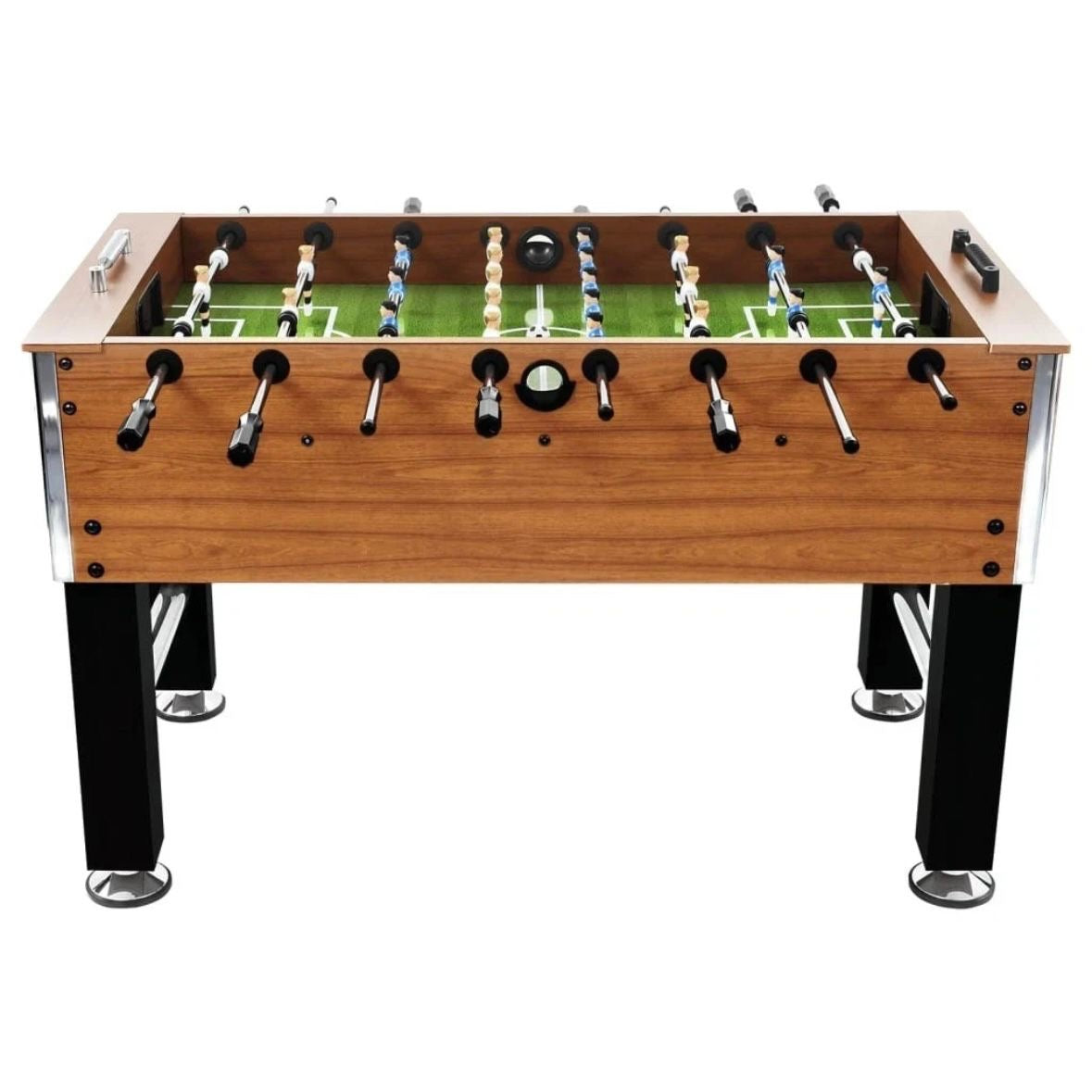 Design Tischkicker Kickertisch Balleinwurf 140x74,5x87,5cm Kicker