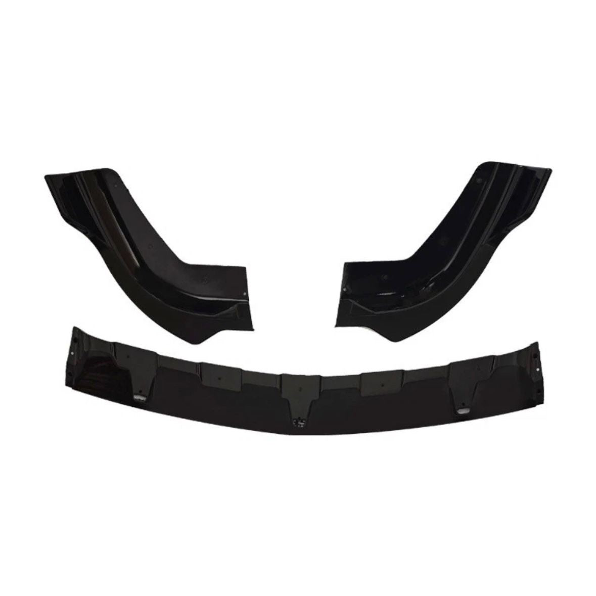 Frontlippe Spoilerlippe Glanz Schwarz für Mercedes Sprinter W906 Spoiler 2014-18