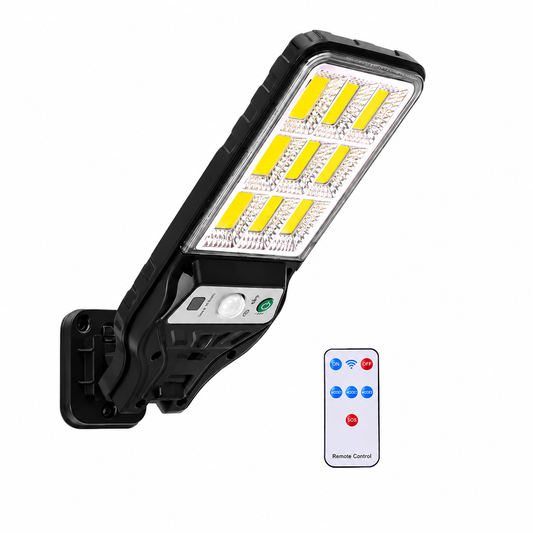 COB Solarleuchte Bewegungsmelder Solarlampe Strahler Licht Fluter