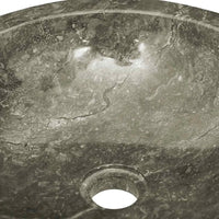 Aufsatzwaschbecken Marmor Rund Waschschale Waschbecken 40cm