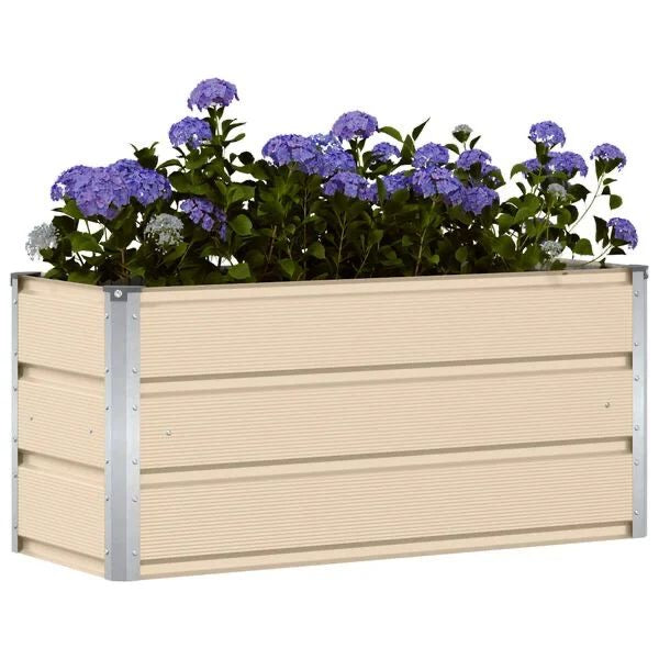 Hochbeet Pflanzenbeet 100x40x45cm Frühbeet Garten