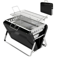 Tragbarer Holzkohlegrill Kofferdesign Grill Kohlegrill BBQ