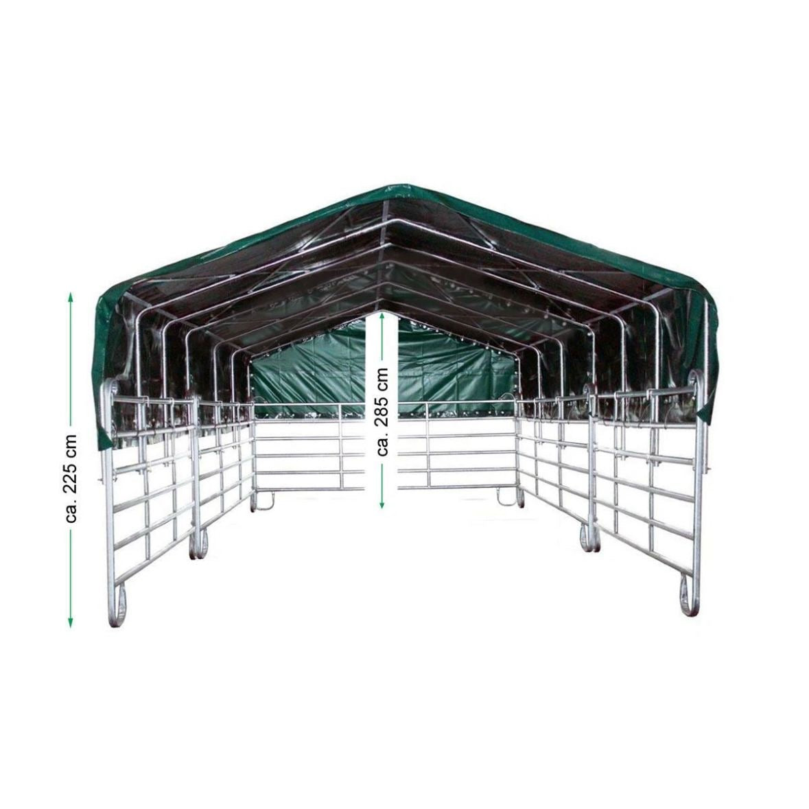 Panelzelt Weidezelt 7,20x4,00m Unterstand Zelt Lagerzelt