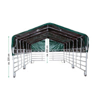 Panelzelt Weidezelt 7,20x4,00m Unterstand Zelt Lagerzelt