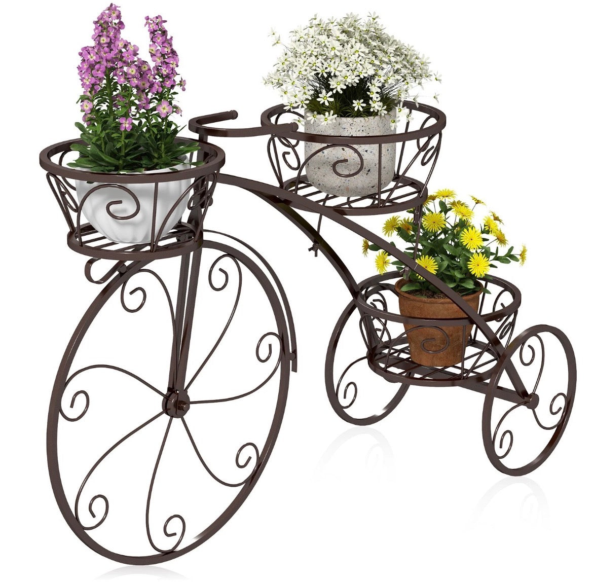 Pflanzenständer Deko Fahrrad Blumenregal Blumenständer