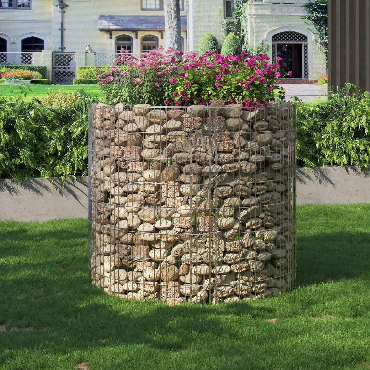 Gabione Pflanzenkorb Steinkorb Ziergabione Hochbeet Gartendeko