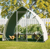 Kleintierstall 252×192×204cm Freilaufgehege Kleintiergehege Hühnerkäfig
