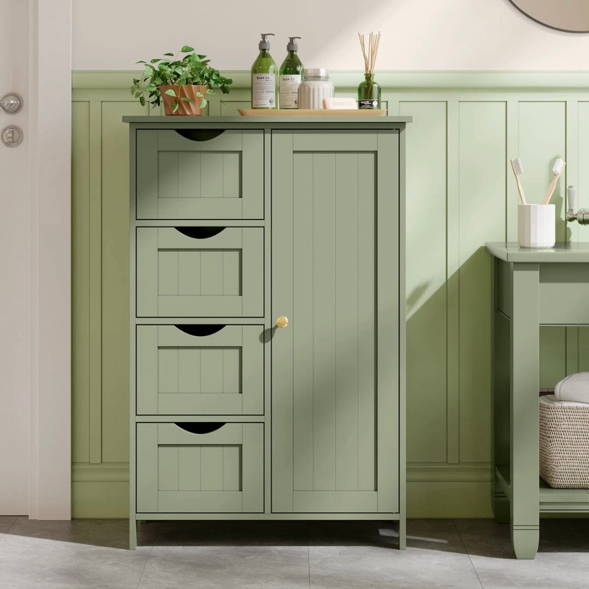 Badezimmerschrank Beistellschrank Schrank Bad Möbel