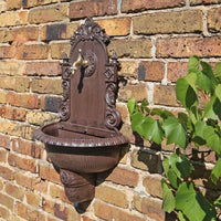 Wandbrunnen Garten Waschbecken Antik