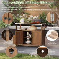 Grillwagen Grilltisch Grillschrank Outdoor Grill