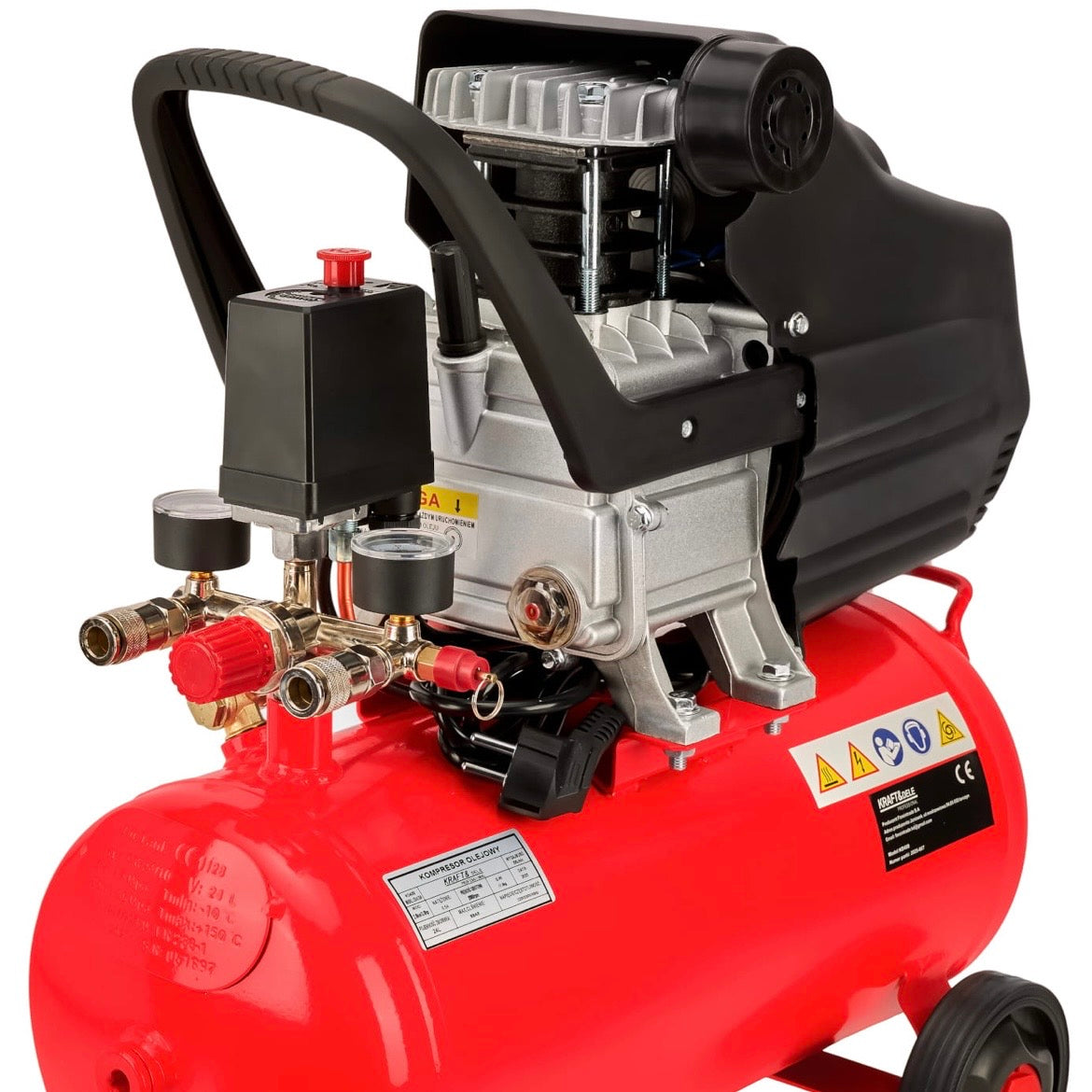 Kompressor 24L 2,8 kW 8 bar Druckluftgerät Drucklufttechnik