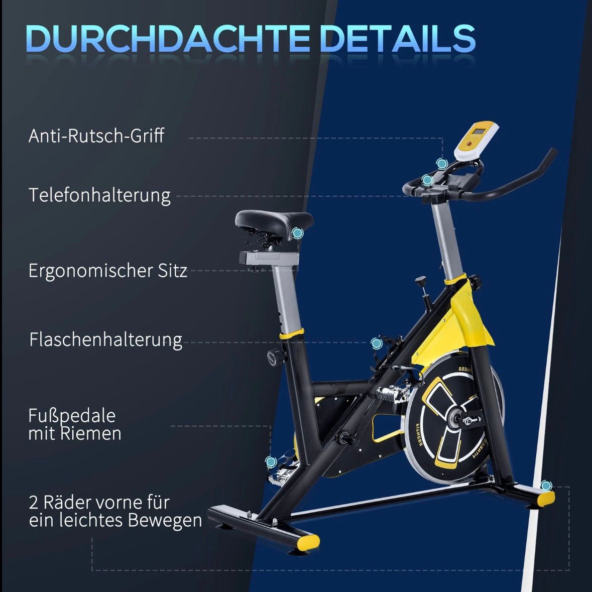 Fahrradtrainer höhenverstellbar Rollentrainer
