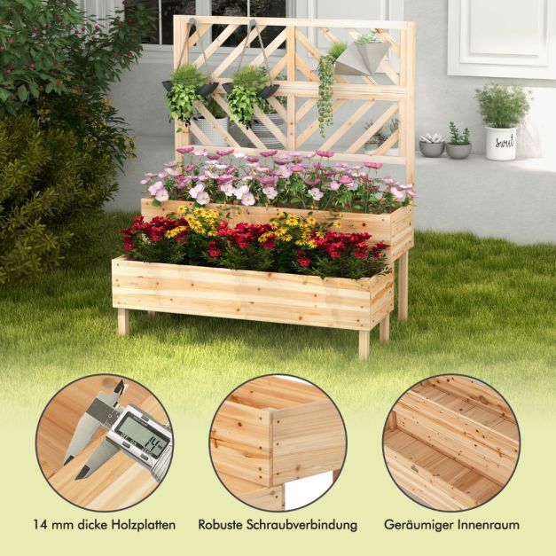Gartenbett Pflanzenkasten Gartenbeet Frühbeet
