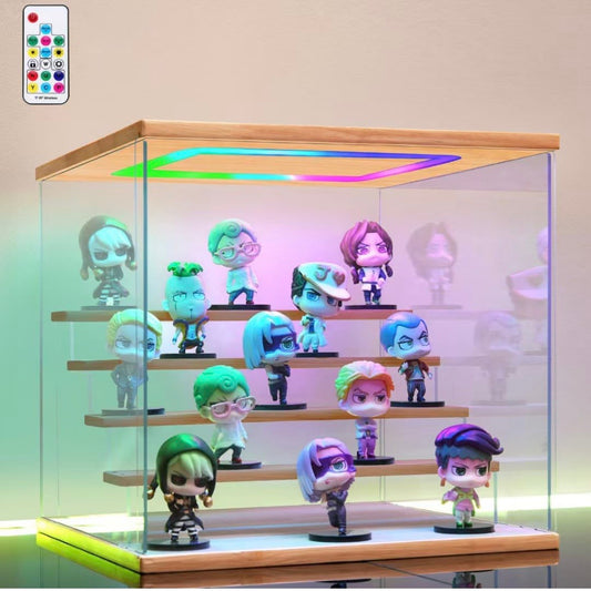 Vitrine RGB LED Beleuchtung Schaukasten Sammlerfiguren
Sammlervitrine