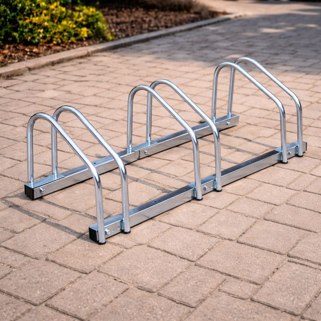 Fahrradständer 3 Stellplätze Fahrrad Ständer Sicherung Fahrradständer