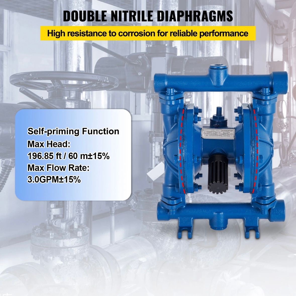 Hochleistungs Luftbetriebene Doppelmembranpumpe Pumpe Membranpumpe