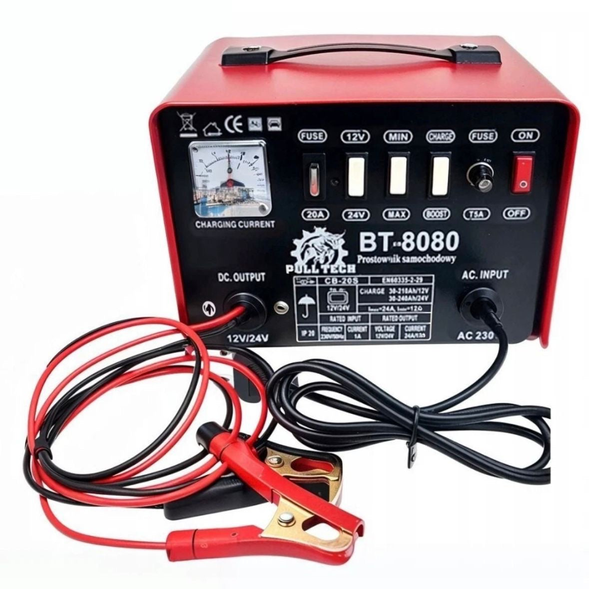 Batterieladegerät 12V 24V 24A Starthilfe KFZ Auto LKW Booster Starter 240Ah