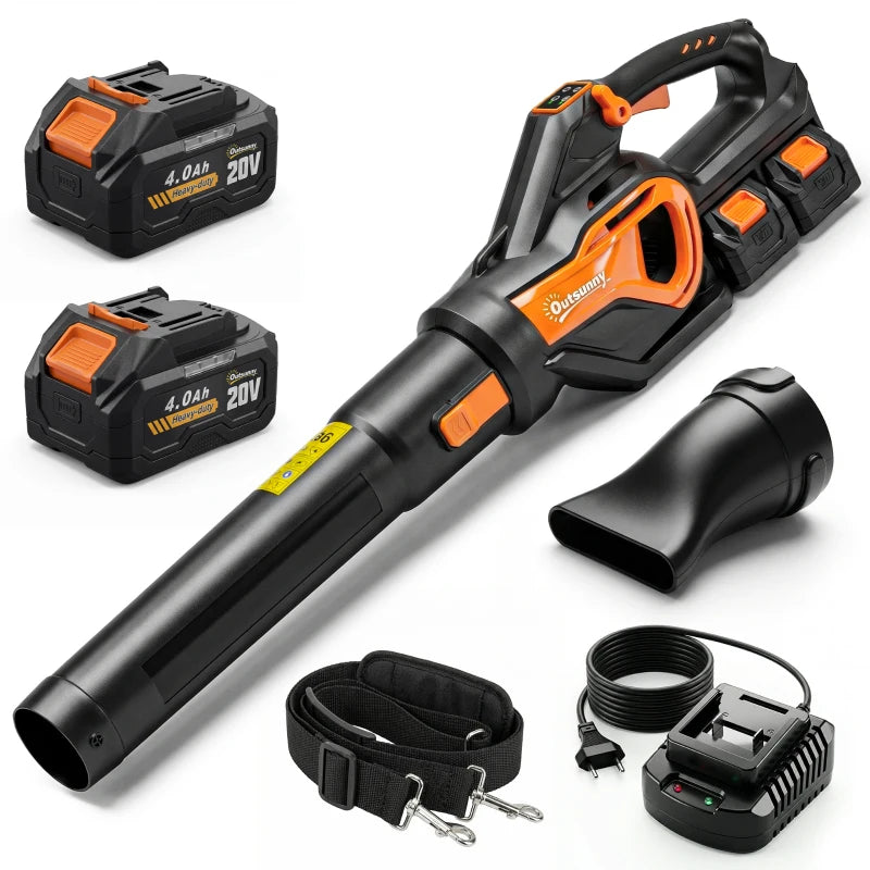 Akku-Laubsauger 20V Kabellos Laubbläser Gartenpflege