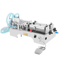 Füllmaschine 10W Flüssigkeitsabfüllmaschine 100-1000ML Doppelkopf Abfüller