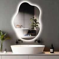 Badspiegel LED Beleuchtung Wandspiegel Touch Beschlagfrei Heizung