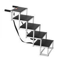 Hundetreppe Rampe Hunderampe Einstiegshilfe Hund 5-Stufen bis 68 kg
