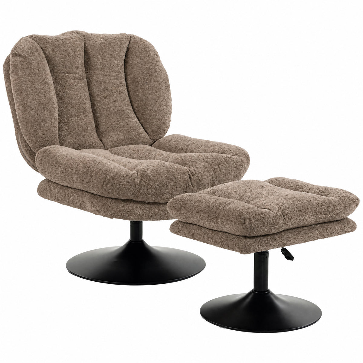 Loungesessel Hocker 360° Höhenverstellbar Sessel Möbel
