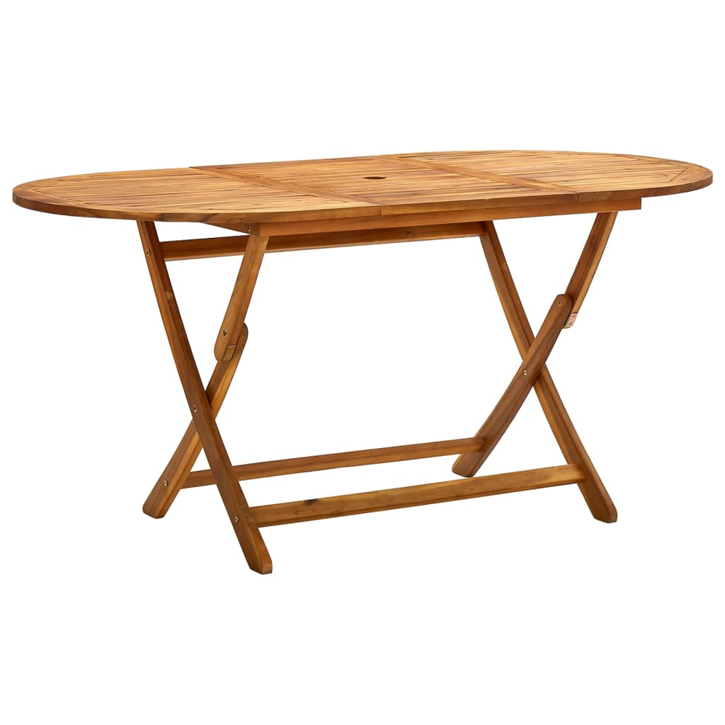 Klappbarer Gartentisch 160x85x75cm Holztisch Klapptisch