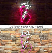 LED Neon Schild Sexy Lady Silhouette Wanddeko Leuchtreklame Bar