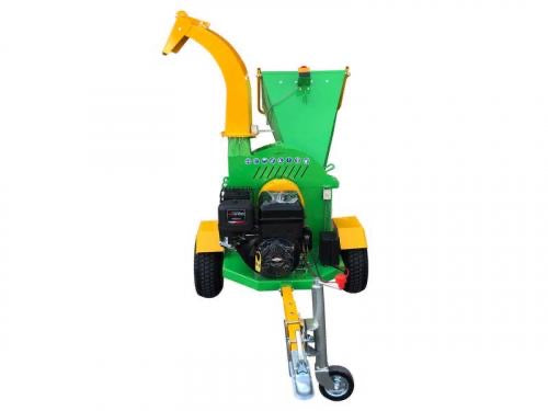 Holzschredder E-Start Schredder Holzhäcksler Häcksler 420ccm