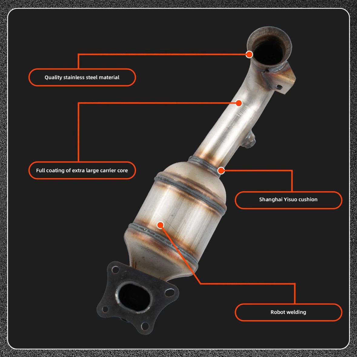 Katalysator für Peugeot 108 208 308 2008 Citroën C1 C3 C4 Opel