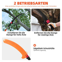 Teleskop Astsäge Baumsäge Teleskopstange Gartensäge