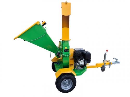 Holzschredder E-Start Schredder Holzhäcksler Häcksler 420ccm