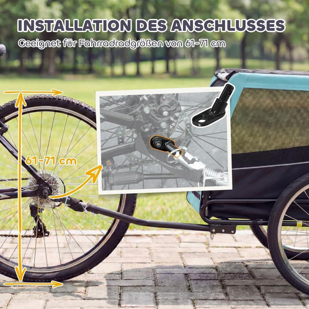 Fahrradanhänger Hundeanhänger Fahrrad Anhänger Hund