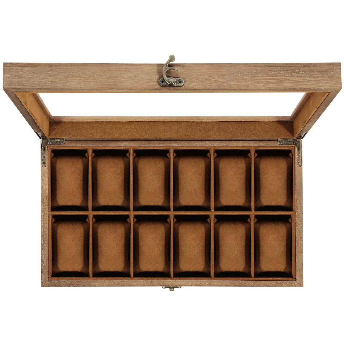 12 Uhren Uhrenbox Uhrenkasten Uhrenkoffer Uhrenschatulle