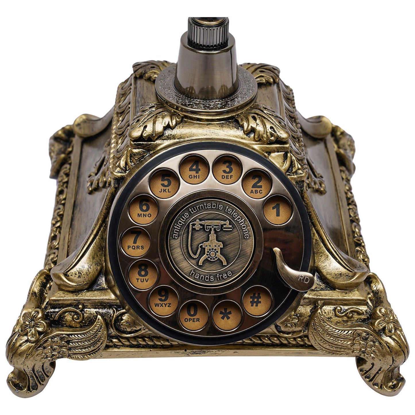 Retro Telefon Schnurgebunden Nostalgie Festnetz Tischtelefon Wohnzimmer