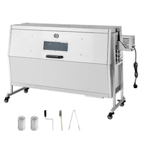Spanferkel Grill Drehspieß Rotisserie XXL 60kg Edelstahl Elektrisch Grillrost