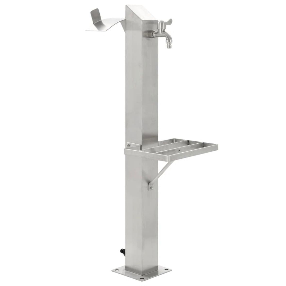 Wassersäule Edelstahl 95cm Brunnen
