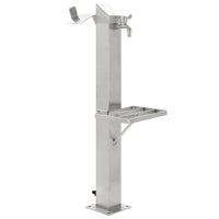 Wassersäule Edelstahl 95cm Brunnen