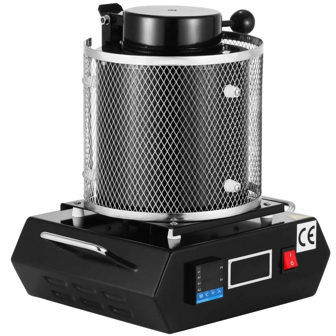 Elektrischer Goldschmelzofen 3kg Keramiktiegel 1350W Schmelzofen Schmelzen