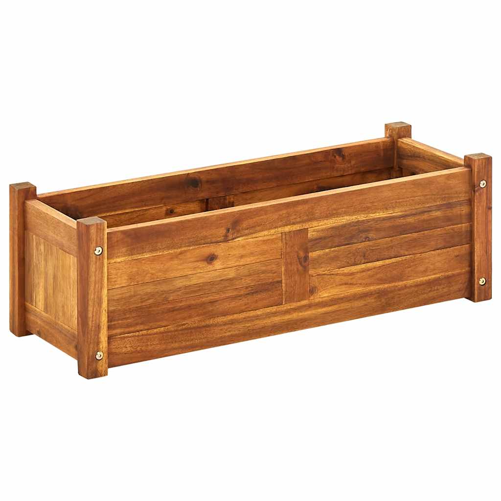 Hochbeet Holz Garten Pflanzkübel Blumenkasten Kräuterbeet 76x27x25cm