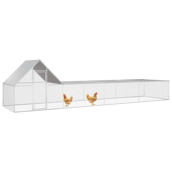 Hühnerstall 800x200x200cm Gehege Käfig Tierhaltung Tierstall