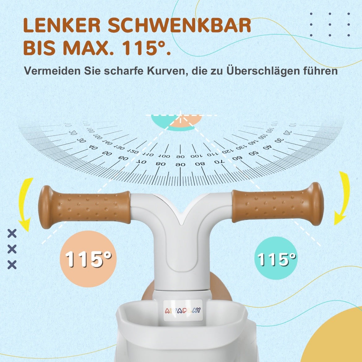 Kinder Laufrad Lauffahrrad Fahrrad 
Outdoor Spielgerät