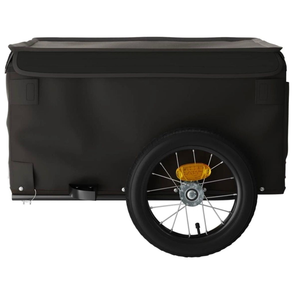 Fahrrad Transportanhänger Schwarz Anhänger Lastenanhänger Cargo Bike