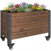 Hochbeet Holz Pflanzbeet Frühbeet Gartenbeet Blumenkasten