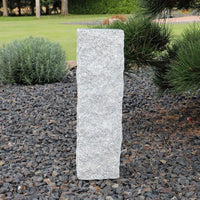 Granit Quellstein 50 cm Granitsäule Springbrunnen Gartenbrunnen