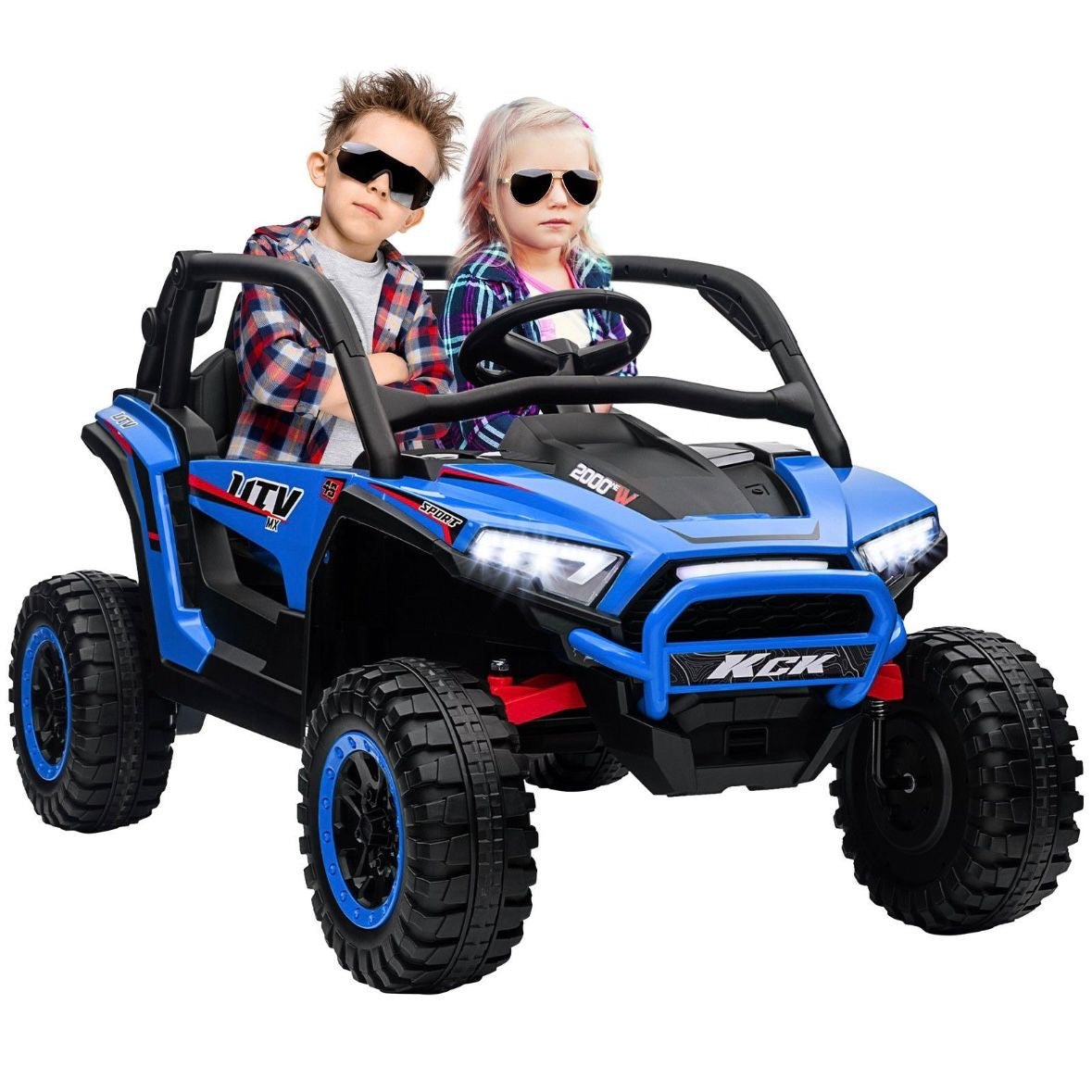 Elektro Kinderauto Geländewagen 2,4G Fernbedienung 5-7 km/h Auto