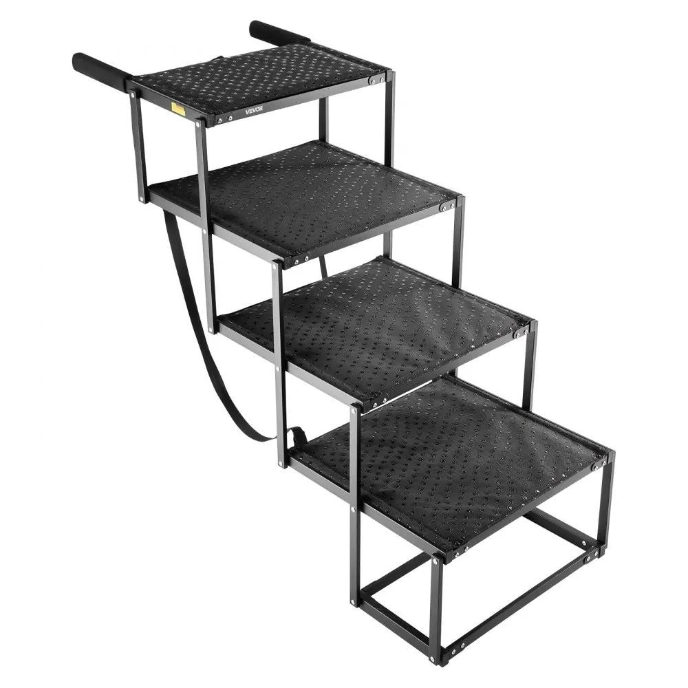 Hundetreppe Auto faltbar Einstiegshilfe Hundeleiter 4 Stufen 113kg