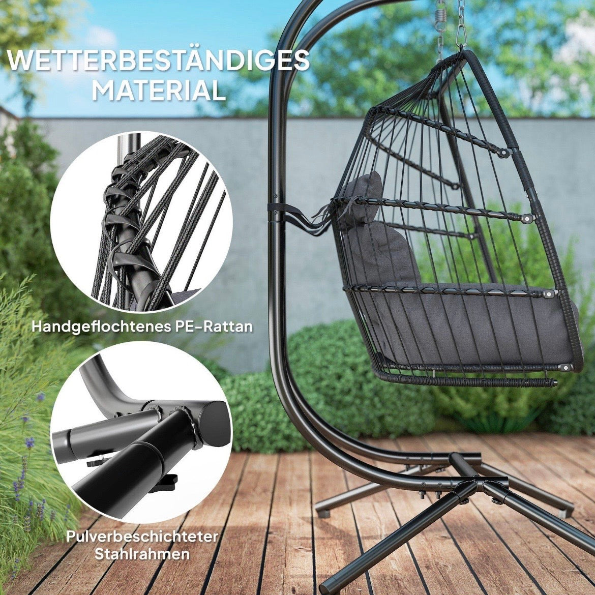 Hängesessel Hängekorb Gartenmöbel Sessel