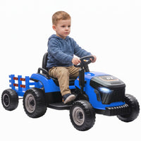Elektrischer Kinder Traktor Anhänger 
Kinderfahrzeug Elektrotraktor